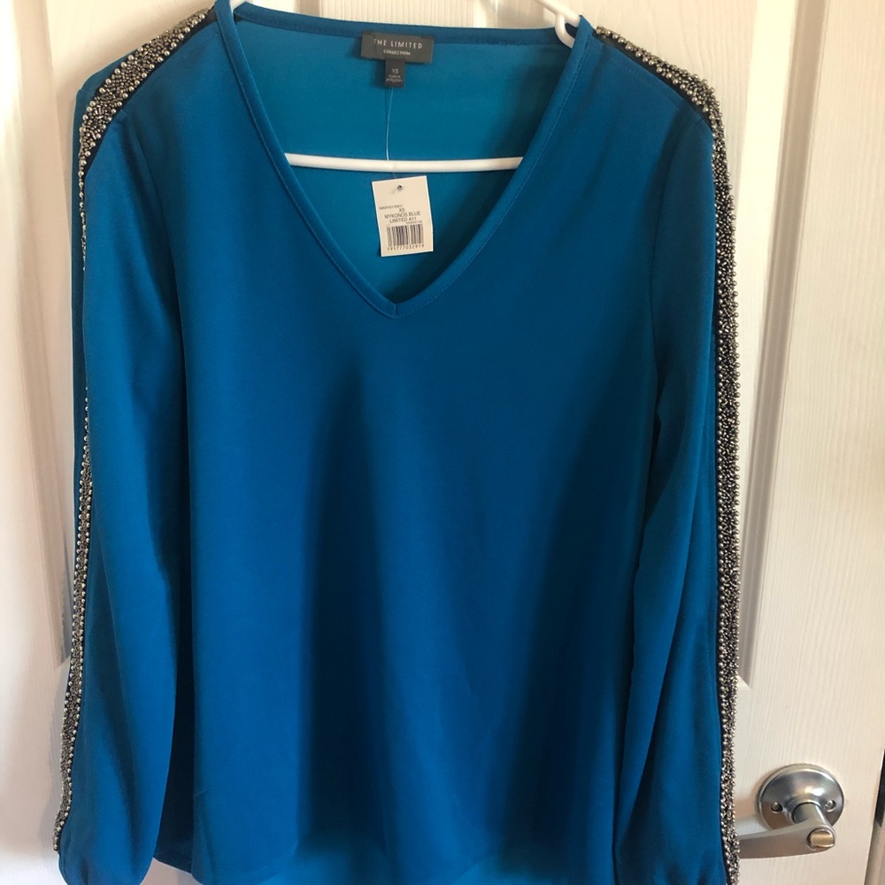 Blouse by The Limited. Blue. Size xs